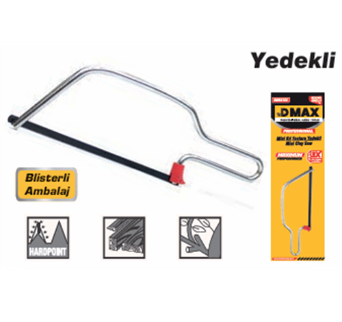 DMAX MİNİ KIL TESTERESİ YEDEKLİ DMX4163